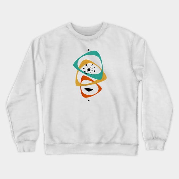 Mid Century Modern 16 Crewneck Sweatshirt by Dream Print Designs